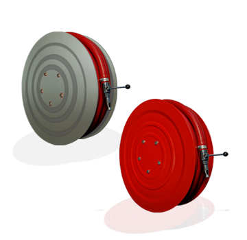 Red Rubber Hose Reel